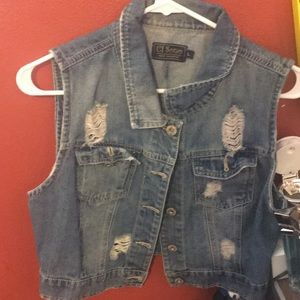 Denim vest